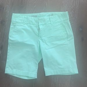 Mint J Crew Andie shorts